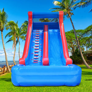 Sunny And Fun Deluxe Inflatable Water Slide With Pool Commercial Wet Dry Bouncer For Parties
