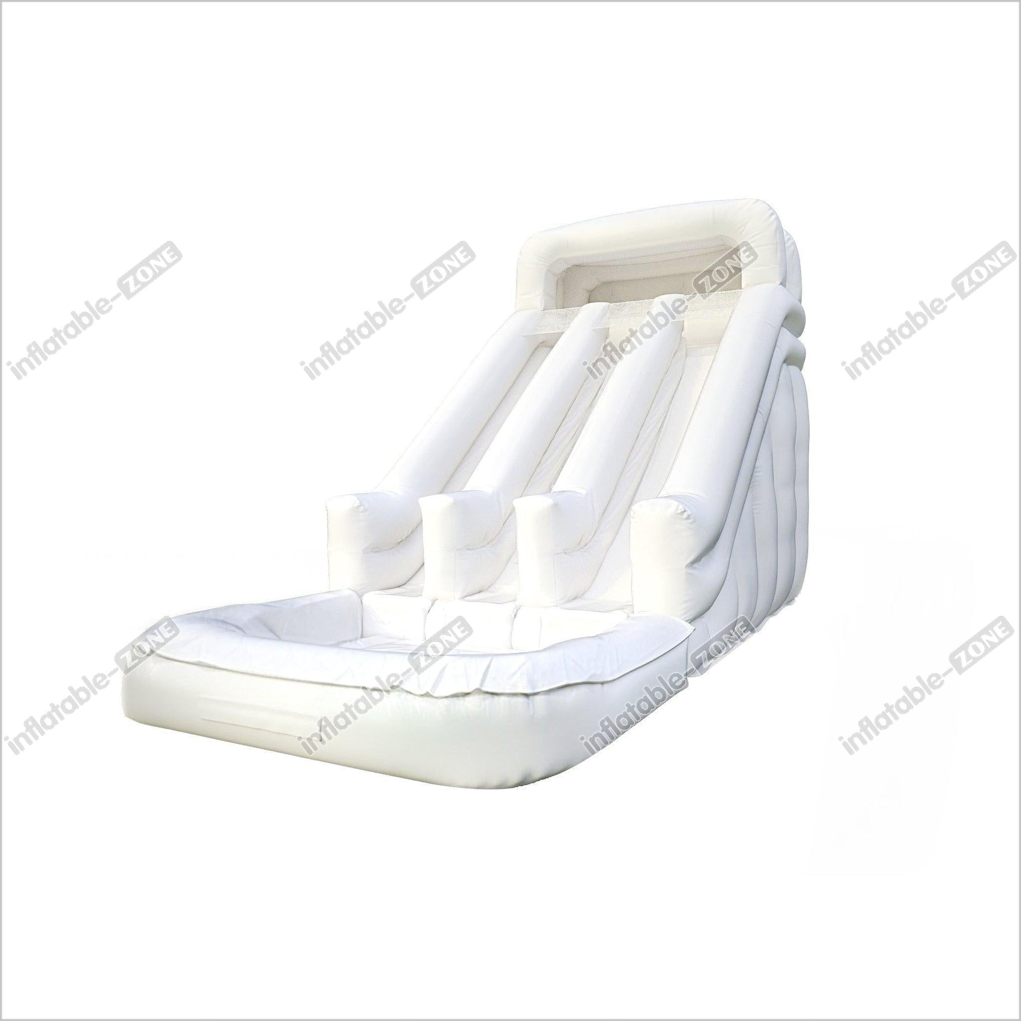 Great White Wild Inflatable Slide White Inflatable Water Slide White W ...