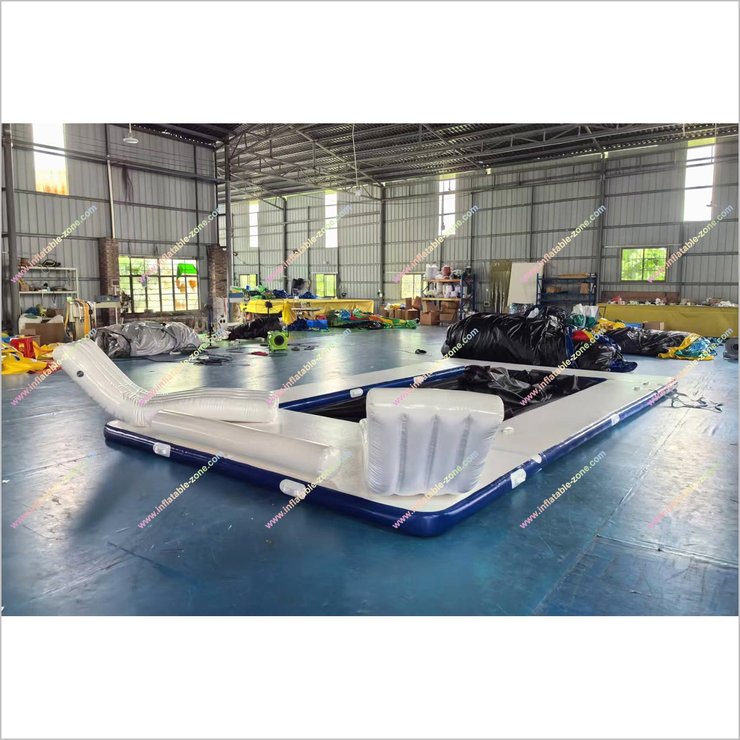 Inflatable Floating Platform Ocean Sea Boat Yacht Water Playground ...
