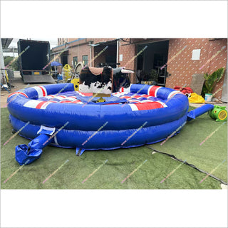 Rotating Electric Mechanical Bull Riding Hot Outdoor Party Inflatable Mattress Rent Mechanical Bull Near Me - Inflatable-Zone