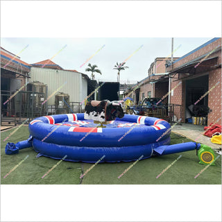 Rotating Electric Mechanical Bull Riding Hot Outdoor Party Inflatable Mattress Rent Mechanical Bull Near Me - Inflatable-Zone