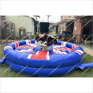 Rotating Electric Mechanical Bull Riding Hot Outdoor Party Inflatable Mattress Rent Mechanical Bull Near Me - Inflatable-Zone
