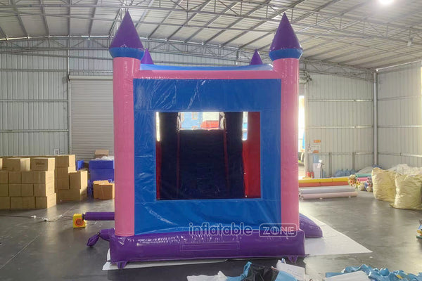 Commercial Inflatable Bouncy Jumping Castle Party Bouncing House Combo Single Lane Water Slide With Pool