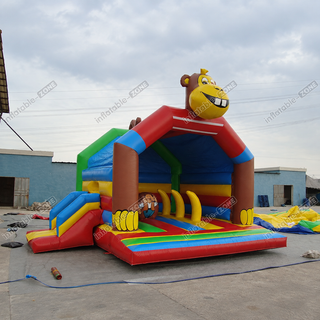 Experience the ultimate playtime adventure with our 5-in-1 Inflatable Jumping Castle! This screen-printed Monkey Bouncy Castle offers five exciting activities in one, guaranteeing hours of fun-filled entertainment for kids. Let their imaginations run wild as they bounce, slide, and explore in this vibrant and versatile inflatable. Upgrade your backyard fun today!