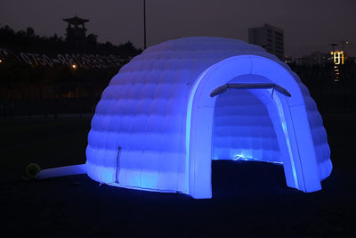 Inflatable Igloo Dome Tent With Air Blower, Inflatable House Tent For Party, Wedding, Show, Event And Exhibition
