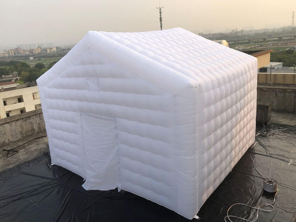 Large White Inflatable Nightclub Cube Wedding Tent Portable Inflatable Night Club