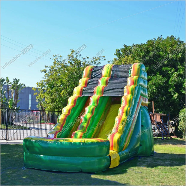 River Commercial Grade Water Slide With Pool Party Go Round Inflatable ...