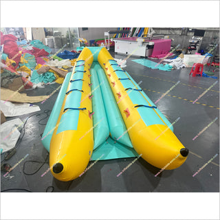 Inflatable Tube Towable Amusement Facility Inflatable Banana Boat Flying Fish Surf And Fun Water Park