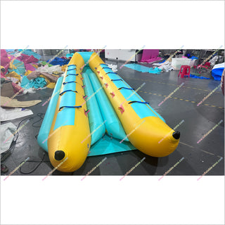 Inflatable Tube Towable Amusement Facility Inflatable Banana Boat Flying Fish Surf And Fun Water Park