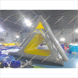Big Inflatable Water Park Amusement Facilities Inflatable Island Trampoline Floating Water Slide For Lake