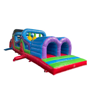 Best Outdoor Mega Obstacle Course Inflatable Challenge Course Party For Team Events