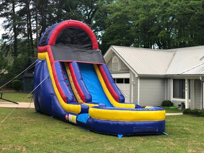 Blow up inflatable water slide pool for adult kids