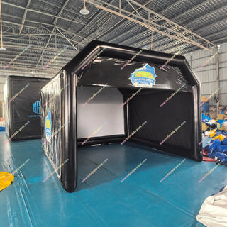 Portable Inflatable Golf Simulator Tent Cage Screen Multi Purpose Room Golf Simulator Enclosure