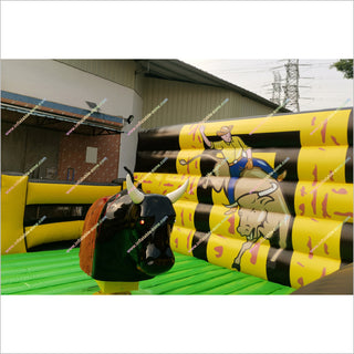 Best Amusement Park Ride Blow Up Mechanical Bull Inflatable Bull Rental Near Me Bounce House Mechanical Bull - Inflatable-Zone