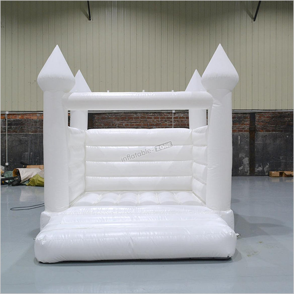 White Blow Up Castle White Bounce House Wedding Large White Bounce Hou