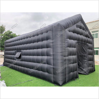 big square tent Large Black Inflatable Nightcube Wedding Tent Square Gazebo Event Room