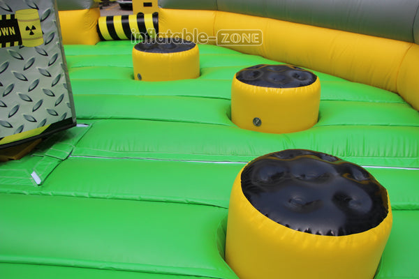 Outdoor Inflatable Wipeout Sports Games Mechanical Inflatable Sweeper Game For Kids And Adults