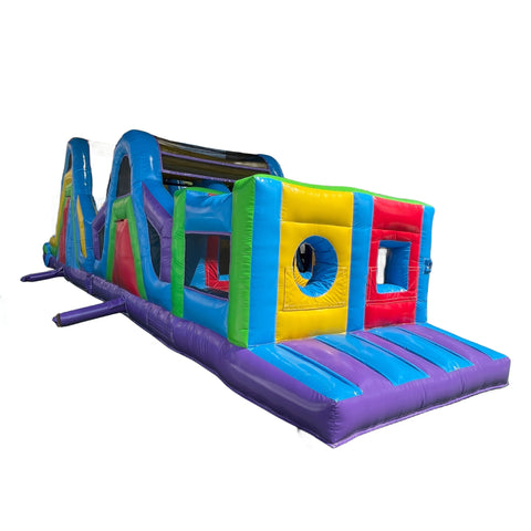 Extreme Sports Obstacle Course Games Outdoor Obstacle Fun Run Inflatable For Backyard