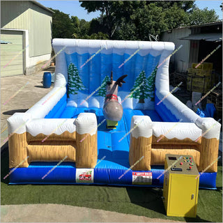 Christmas Elk Funny Outdoor Playground Bull Rides Inflatable Mechanical Bullfighting Machine Mechanical Reindeer Rental - Inflatable-Zone