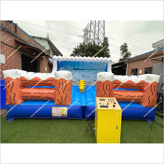 Surf Machine Outdoor Fun Park Near Me Mechanical Surf Machine Inflatable Wave Surfboard Simulator Game - Inflatable-Zone