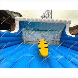 Surf Machine Outdoor Fun Park Near Me Mechanical Surf Machine Inflatable Wave Surfboard Simulator Game - Inflatable-Zone