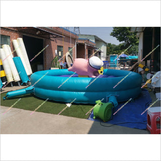 Challenge Electric Mechanical Pig Inflatable Bull Riding Bouncer Machine Competitive Pig Inflatable Rodeo Bull For Sale - Inflatable-Zone