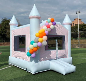 Pastel Inflatable Bounce House For Business, Bounce House Commercial Combo