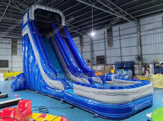 50% deposit for inflatable Climbing wall , water slide and foosball field with blowers
