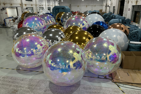 Inflatable Mirror Ball Large Inflatable Mirror Balloon Inflatable Disco Ball Mirror Ball For Party
