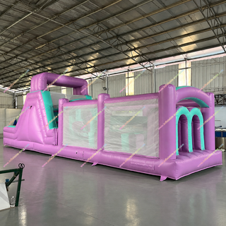 Host unforgettable events with this premium inflatable assault course! Designed for both high-energy adult challenges and vibrant kids' parties, this commercial-grade bounce house features tunnels, obstacles, and a massive slide. Built for heavy rental use or ultimate backyard fun. Boost your inventory and maximize your rental revenue—buy today!