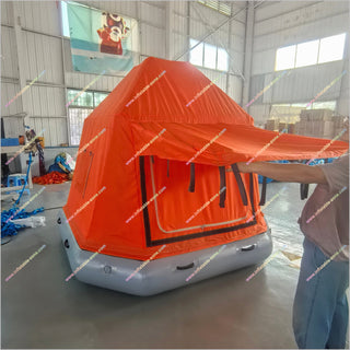 Air Inflatable Camping Tent Best Family Water Park Floating Fishing Tent Inflatable River Raft