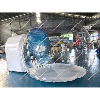 Awesome Snow Globe Inflatable Transparent Bubble Tent Christmas Vacation Snow Globe Inflatable Cheap Photo Booth