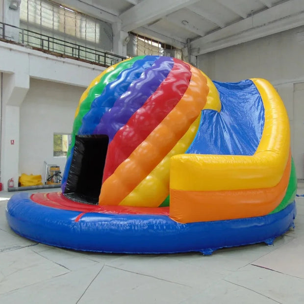 Extreme Bounce House Party Inflatables Fun Jump Disco Bouncy Castle With Slide