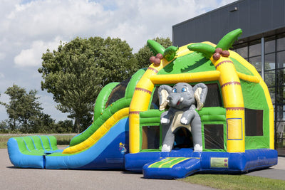 Big inflatable bounce house party slide jumper business bouncy castle and soft play