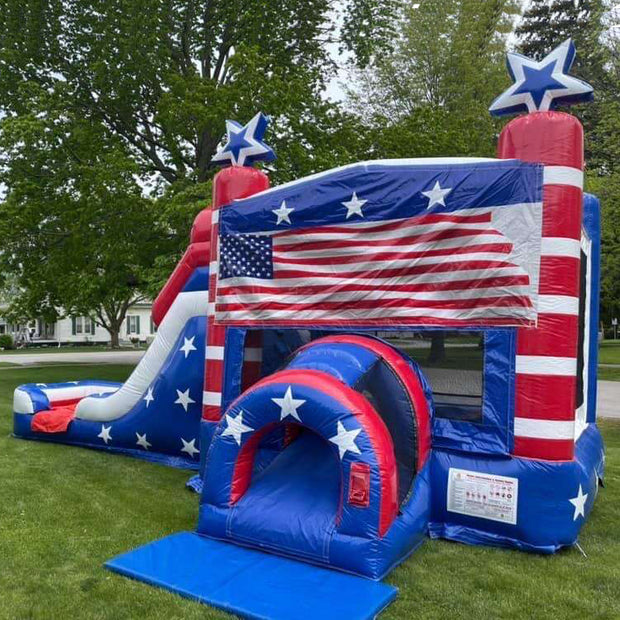 Bounce House Slide Combo Commercial Jumping Castle Outdoor Bouncy Water Inflatables