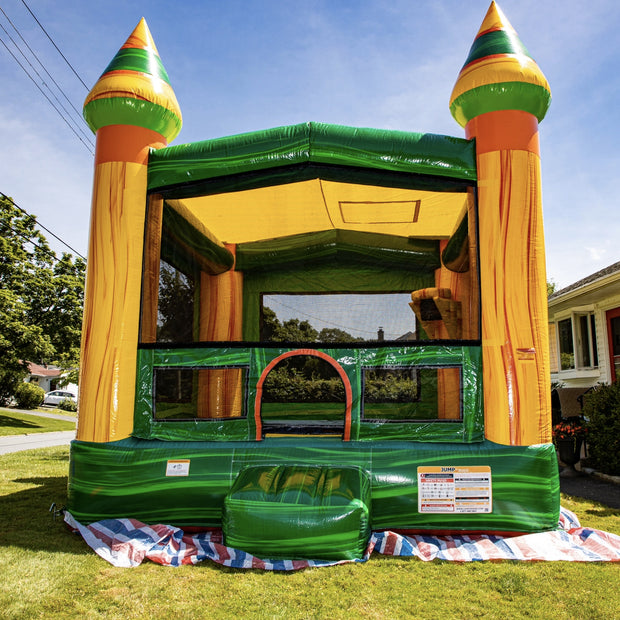 Inflatable Bounce House Inflatable Birthday Party Jump For Fun Outdoor Bouncy Castle