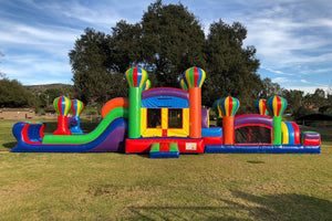 Adventure Bounce House Jumping Castle Obstacle Course Jumper With Slide Combo My Party Inflatables