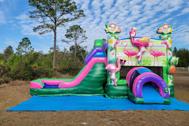 Combo Bounce House Inflatable Party Big Blow Up Slide Garden Bouncy Castle Birthday Jumpers
