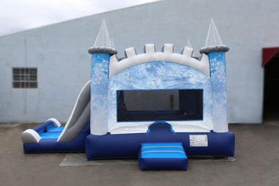 Frozen Bouncy Castle Combo Bounce House Jump N Slide Fun In The Sun Inflatable Bouncer