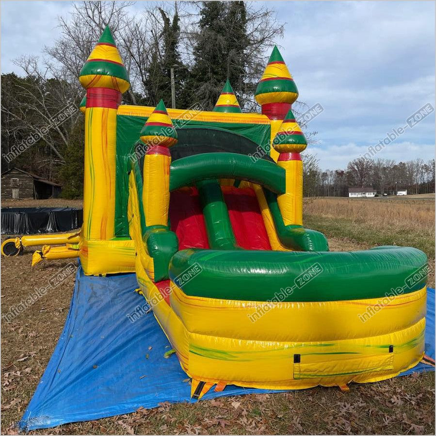 Wet Dry Combo Bounce House Water Slide Play Yard Inflatable Bouncer Li