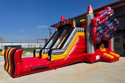Truck bounce house slide combo adventure all fun bouncing inflatables blow up parties for adults