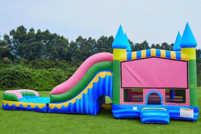 Titanic bouncy castle big wet bounce fun in the sun inflatables jump house water slide combo