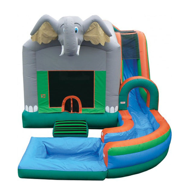 Water Slide Bounce House Party Packages Airflow Bouncy Castle Jungle Inflatables Combo Splash Jump