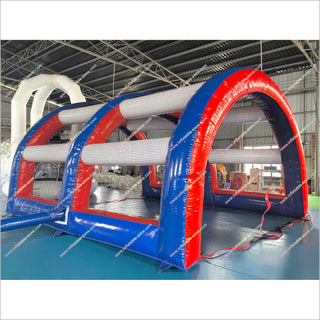 Backyard Inflatable Batting Cage Fun Sport Games To Play Inflatable Baseball Field Batting Cage Nets For Sale