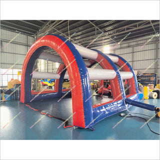 Backyard Inflatable Batting Cage Fun Sport Games To Play Inflatable Baseball Field Batting Cage Nets For Sale