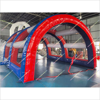 Backyard Inflatable Batting Cage Fun Sport Games To Play Inflatable Baseball Field Batting Cage Nets For Sale