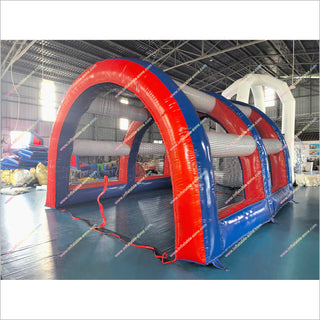 Backyard Inflatable Batting Cage Fun Sport Games To Play Inflatable Baseball Field Batting Cage Nets For Sale