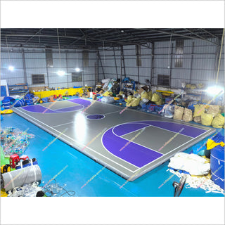 Basketball Inflatable Court Gymnastic Sport Inflatable Air Mat Basketball Court Flooring Indoor