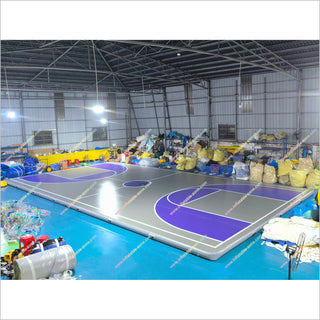 Basketball Inflatable Court Gymnastic Sport Inflatable Air Mat Basketball Court Flooring Indoor