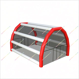 Mobile Batting Cage Inflatable Sport Tent Portable Batting Tunnel Inflatable Baseball Batting Practice Net